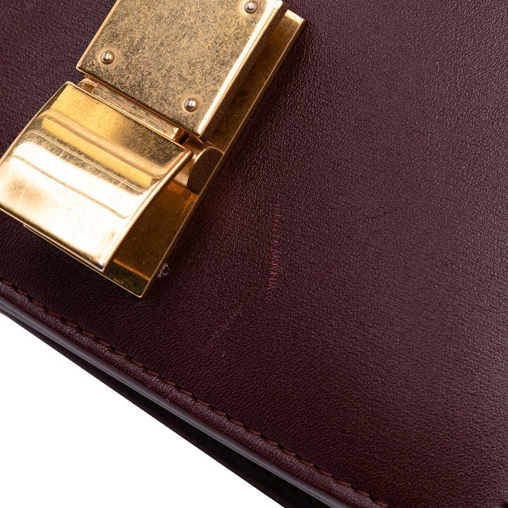 Celine Small Cuir de veau Classic Boîte Rouge