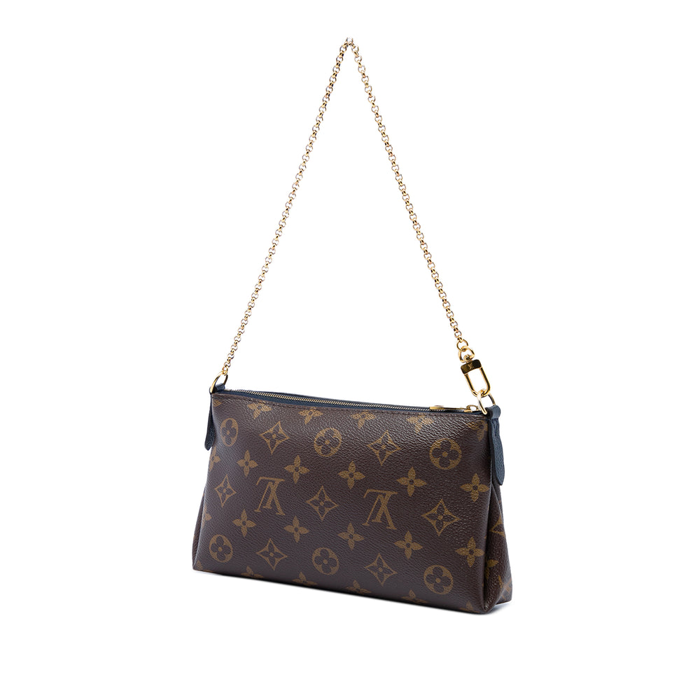 Louis Vuitton Pallas Pochette Monogram Bleu – vue 2 – GABY PARIS