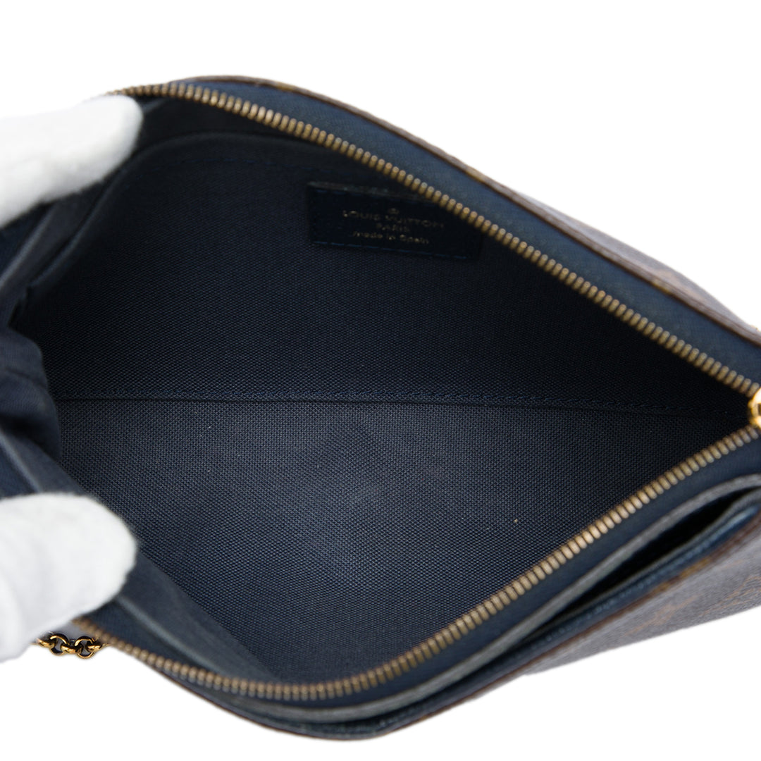 Louis Vuitton Pallas Pochette Monogram Bleu – vue 4 – GABY PARIS