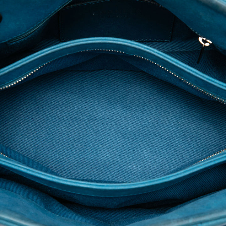 Chanel Sac porté épaule Just Mademoiselle bowling Petit Bleu – vue 4 – GABY PARIS