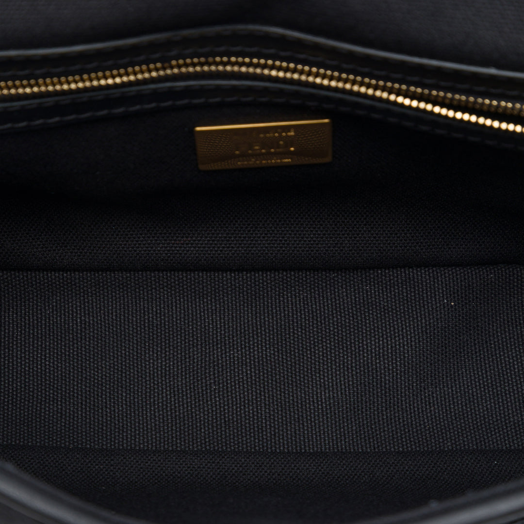 Zucca brodé Baguette Sac Noir