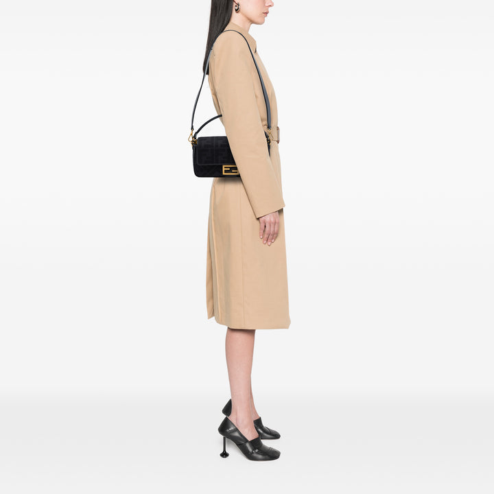 Zucca brodé Baguette Sac Noir