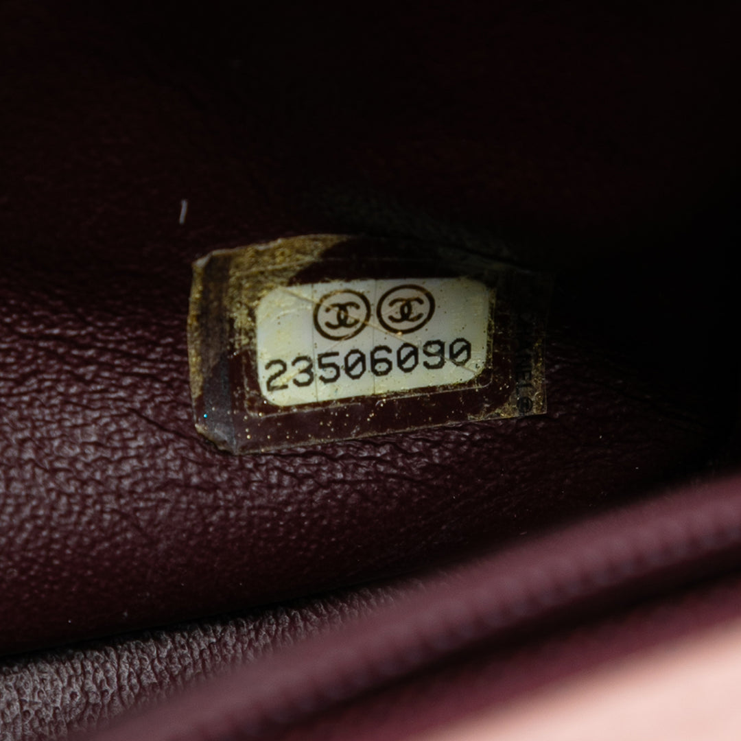 Chanel Mini Matelassé Cuir d’agneau Two Tone Day à rabat