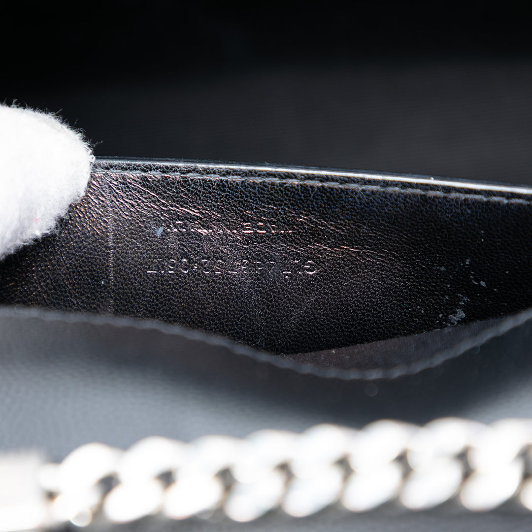 Saint Laurent Medium Grain De Poudre Cuir Monogram Kate Sac porté croisé