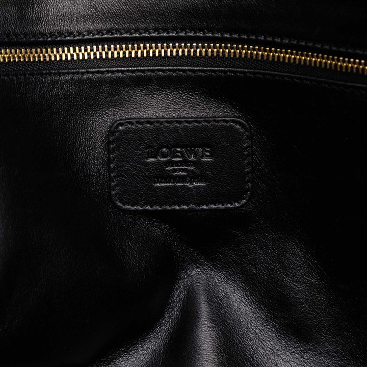 LOEWE Sac à main Bicolore Amazona 36 Noir – vue 5 – GABY PARIS