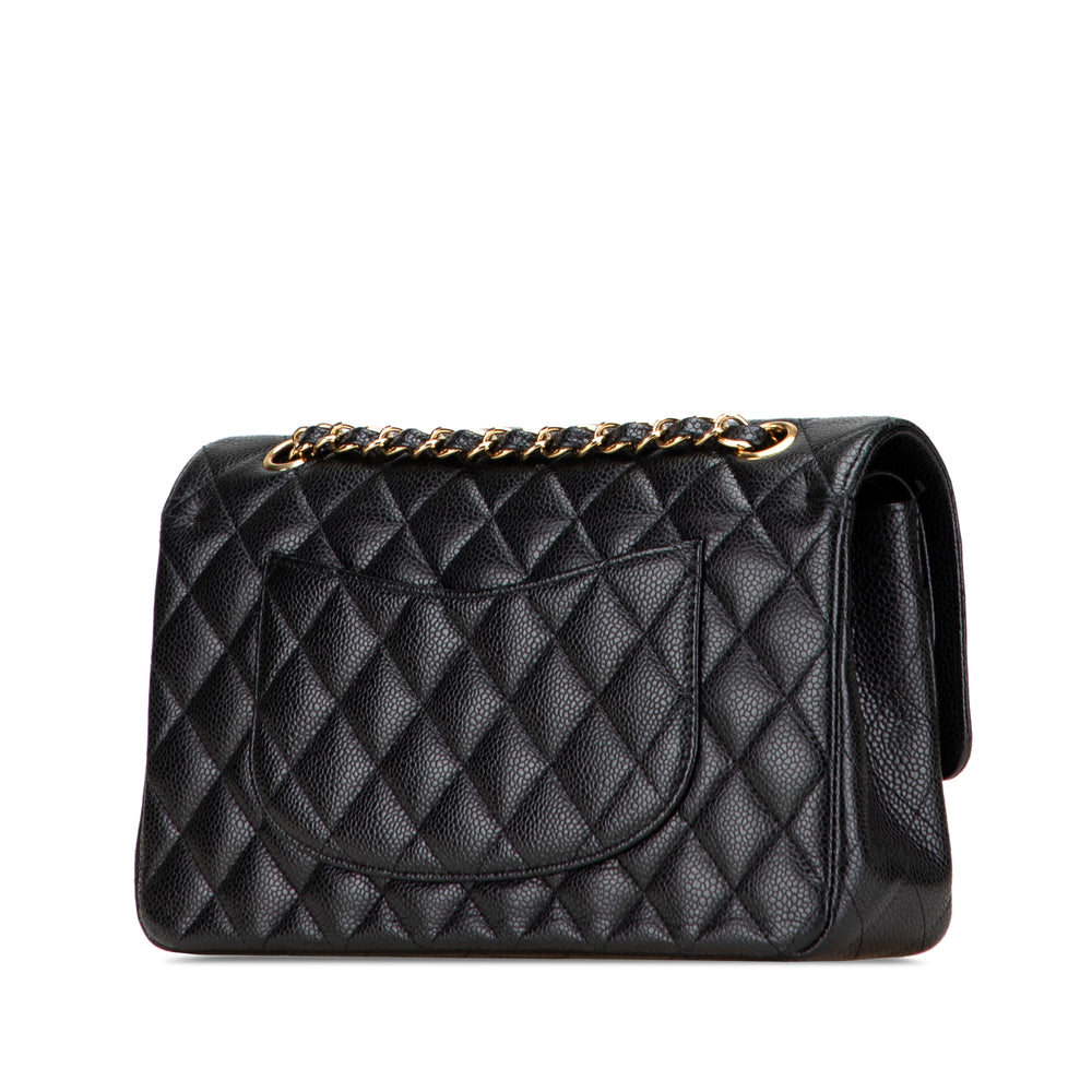 Chanel Medium Classic Caviar Double rabat Noir – GABY PARIS Authentique