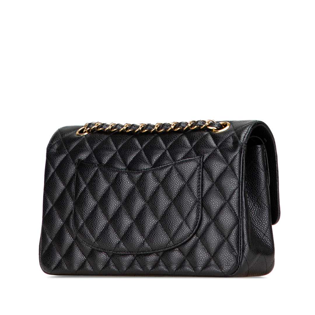 Chanel Medium Classic Caviar Double rabat Noir – GABY PARIS Authentique