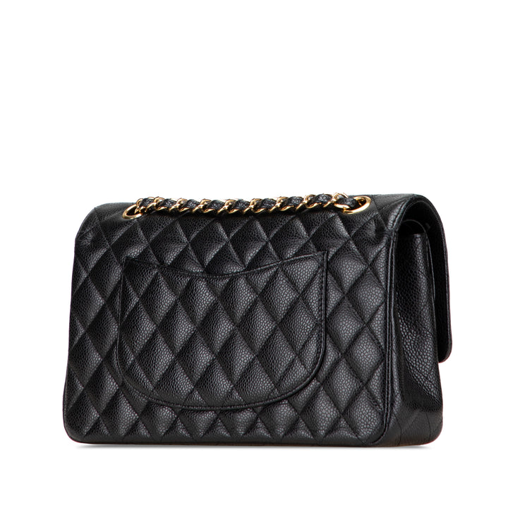 Chanel Medium Classic Caviar Double rabat Noir – GABY PARIS Authentique