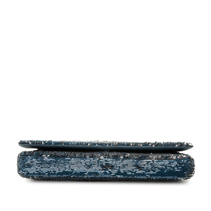 Chanel Coco Cuba Sequinss à rabat Pochette avec chaîne