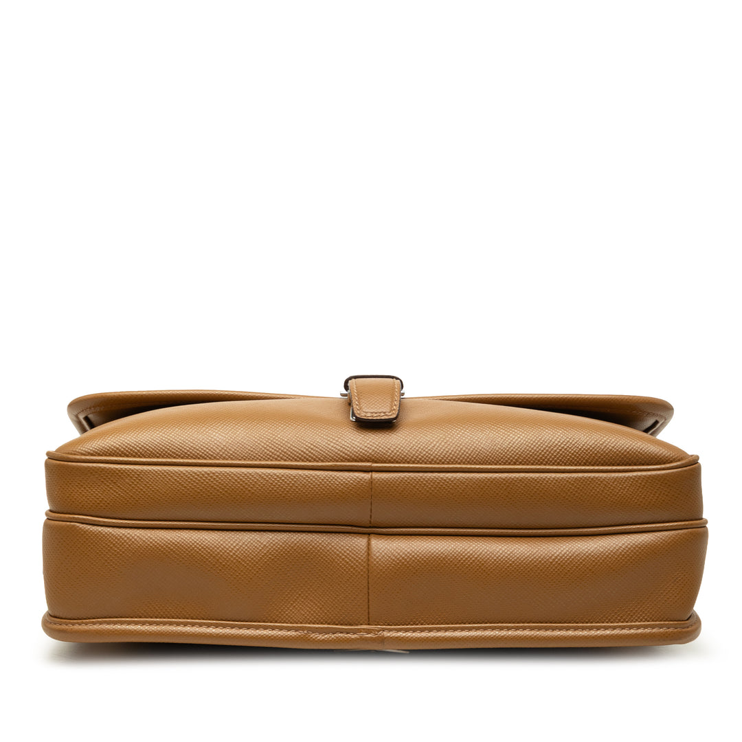 Prada Buckle Sac Messenger Cuir Saffiano