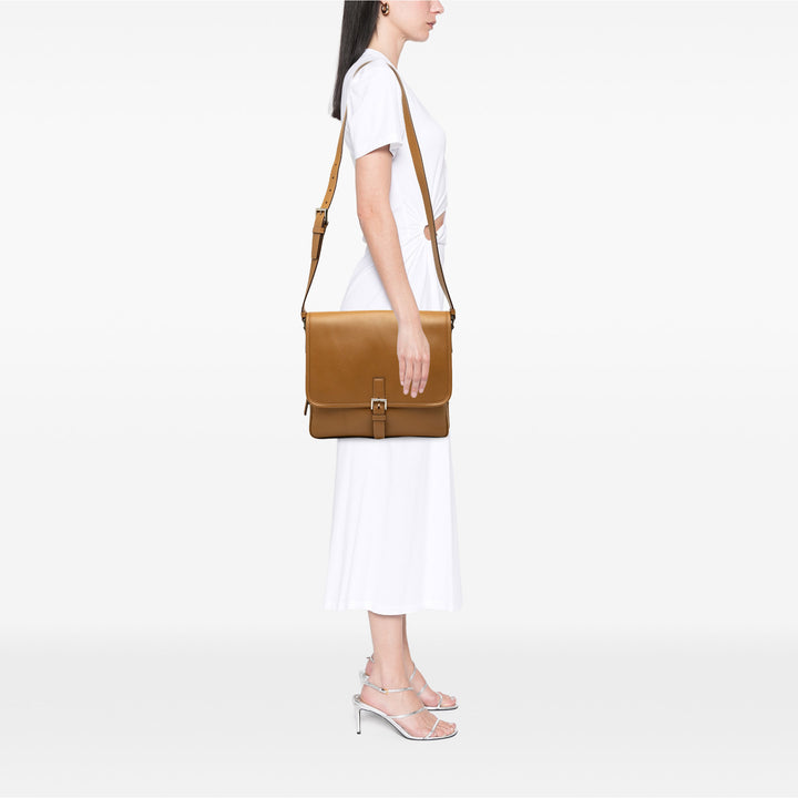 Prada Buckle Sac Messenger Cuir Saffiano