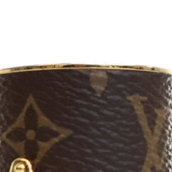 Monogram Lipstick Case Brown - Gaby Paris