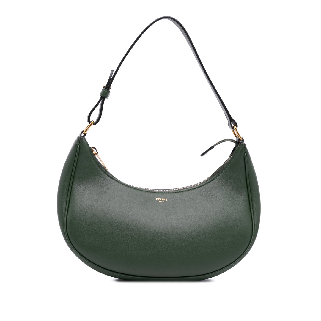 Celine Cuir Ava Sac bandoulière Vert – GABY PARIS Authentique