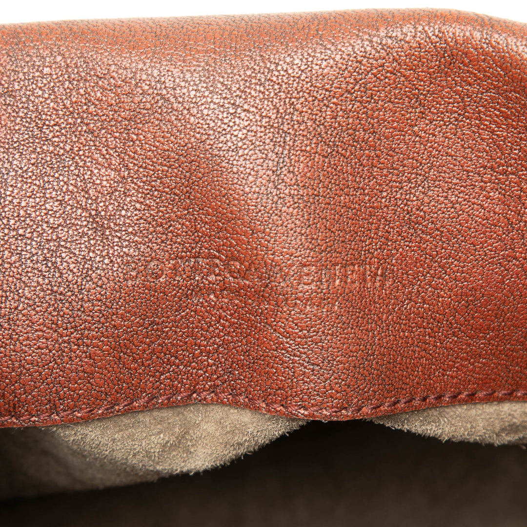 Bottega Veneta Sac porté épaule Intrecciato à finitions Double rabat nappa Marron – vue 5 – GABY PARIS