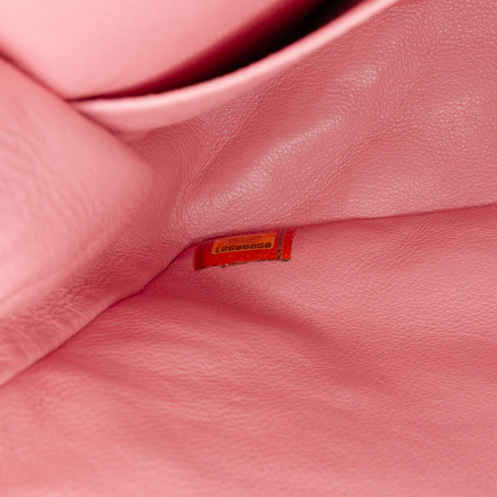 Medium Classic Lambskin Double Flap Pink - Gaby Paris