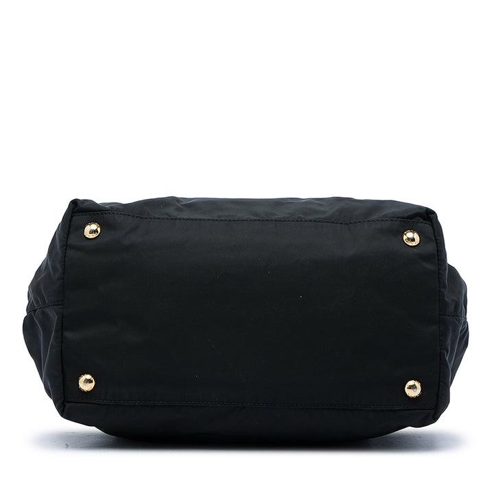 Prada Fiocco Bow Cabas Nylon Tessuto