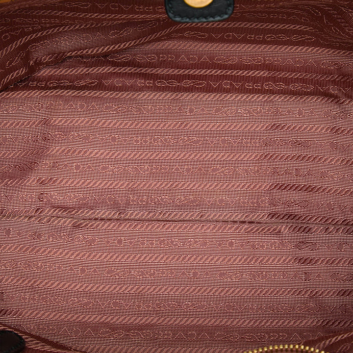 Prada Fiocco Bow Cabas Nylon Tessuto