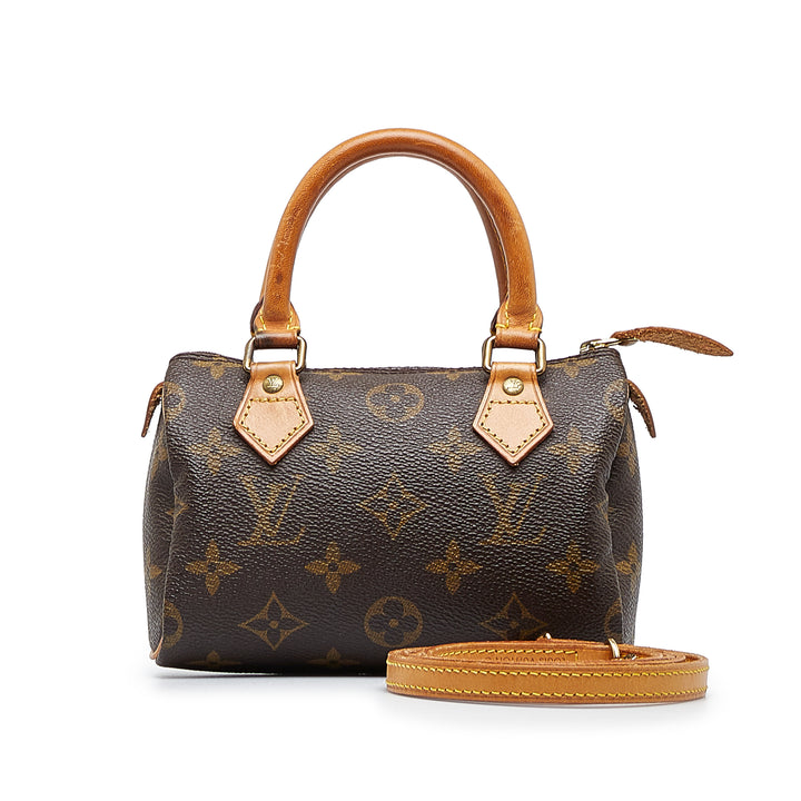 Louis Vuitton Monogram Mini HL Speedy Brown - GABY PARIS