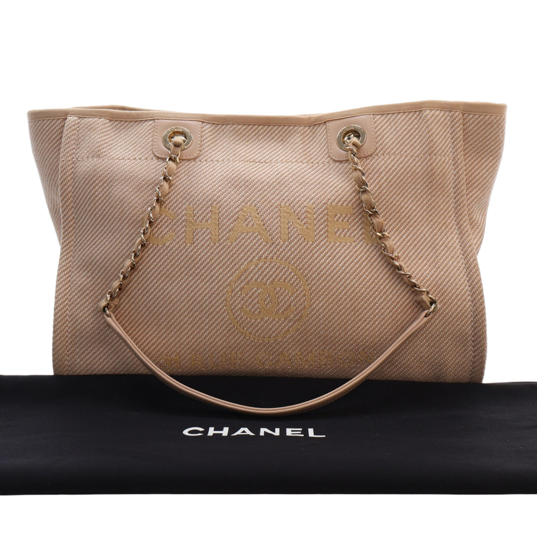 Chanel Small Mixed Fibers Deauville Cabas