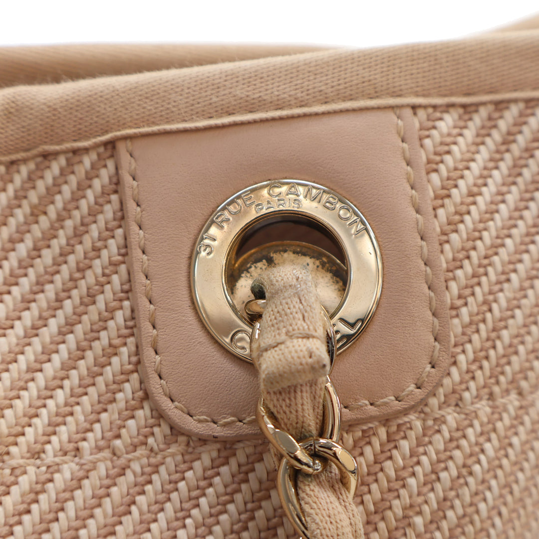 Chanel Small Mixed Fibers Deauville Cabas