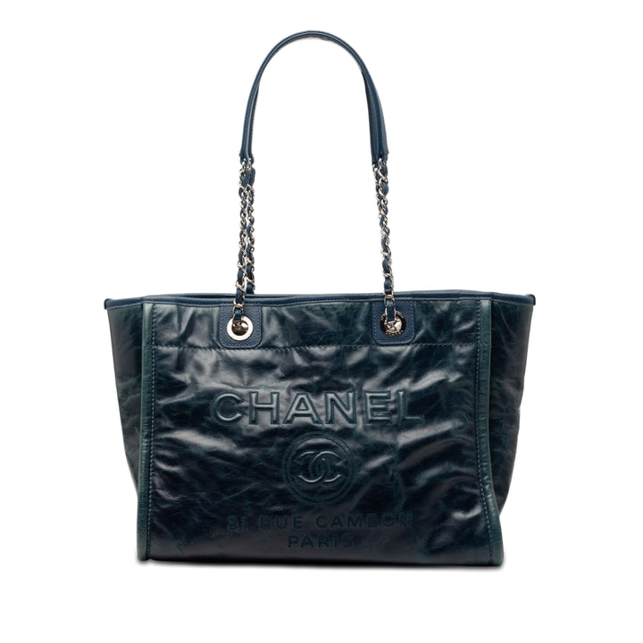 Chanel Glacé Deauville Cabas Petit Cuir de veau