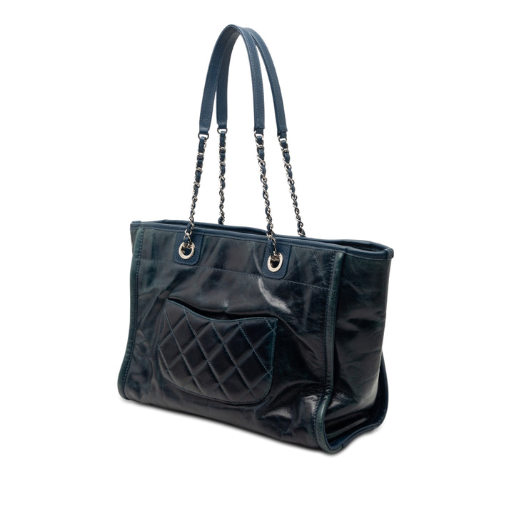 Chanel Glacé Deauville Cabas Petit Cuir de veau