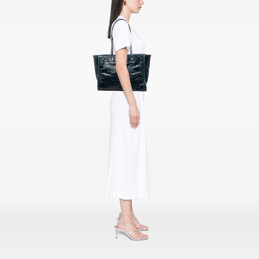 Chanel Glacé Deauville Cabas Petit Cuir de veau
