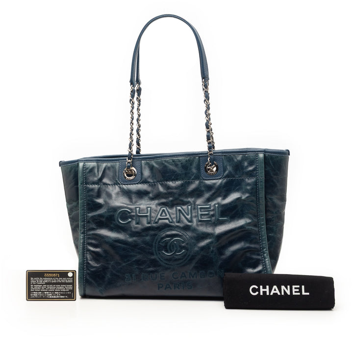 Chanel Glacé Deauville Cabas Petit Cuir de veau