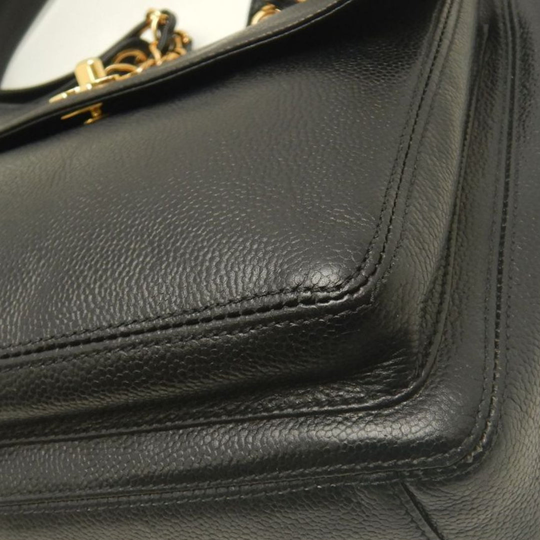 Chanel CC Caviar Front Pocket Cabas chaîne