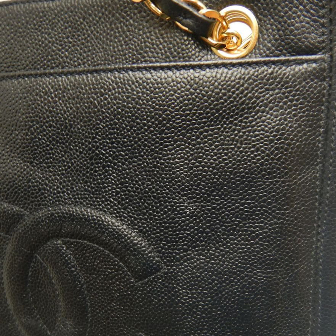 Chanel CC Caviar Front Pocket Cabas chaîne