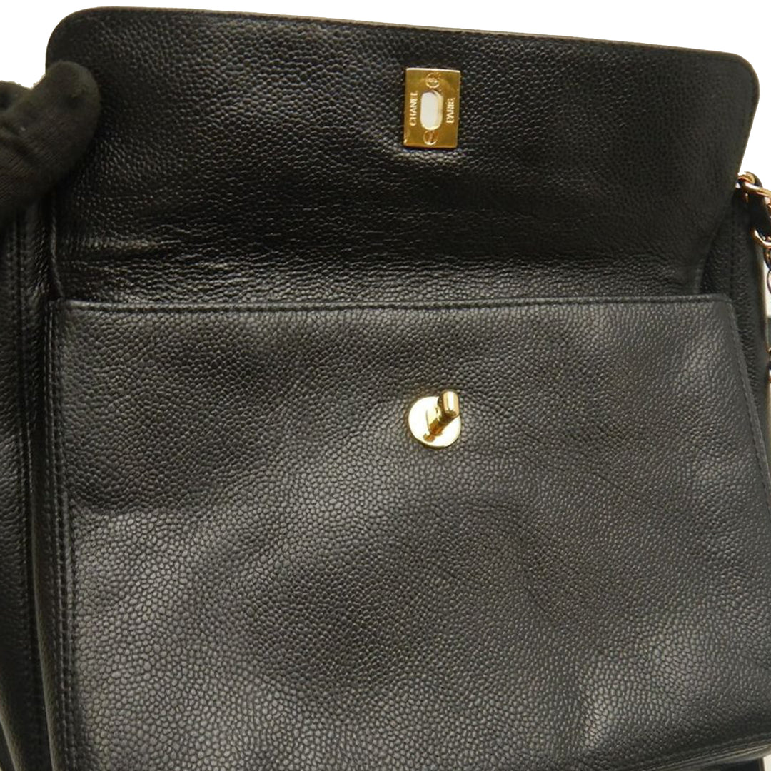 Chanel CC Caviar Front Pocket Cabas chaîne