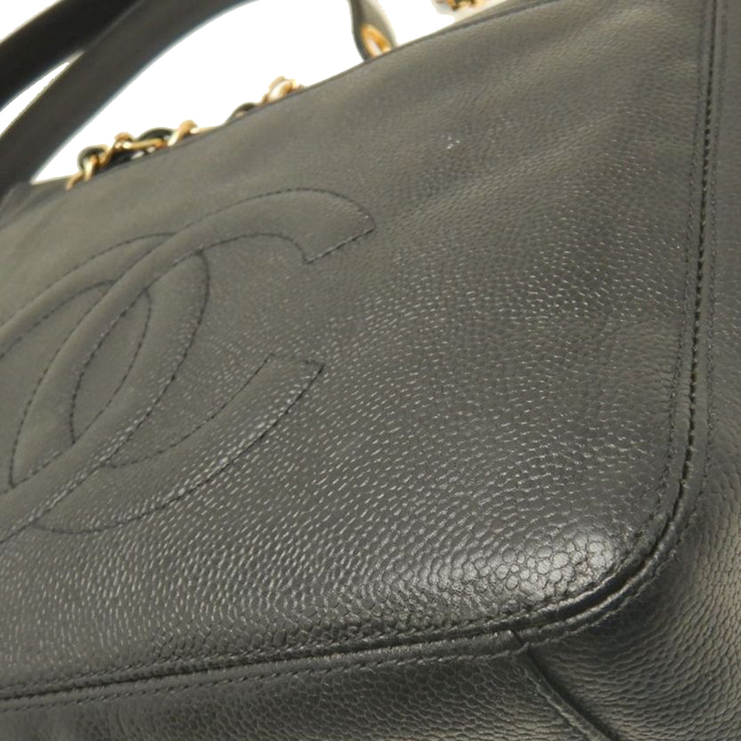 Chanel CC Caviar Front Pocket Cabas chaîne
