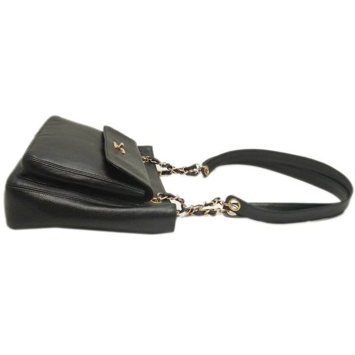 Chanel CC Caviar Front Pocket Cabas chaîne