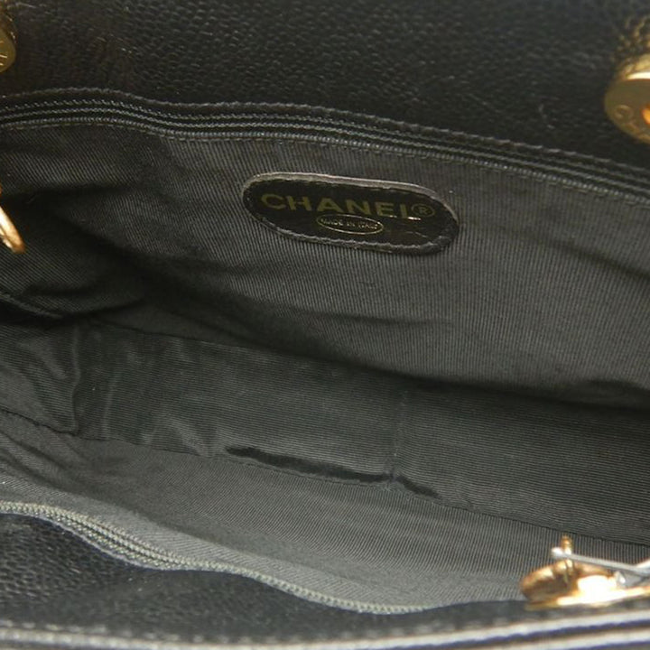 Chanel CC Caviar Front Pocket Cabas chaîne