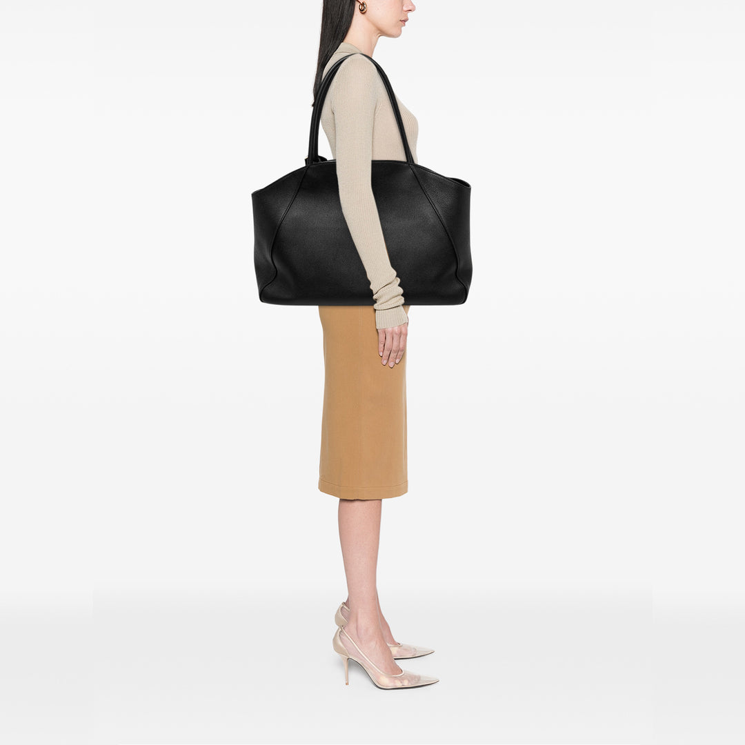 Prada Cabas Souple Grain Grand Noir – vue 6 – GABY PARIS