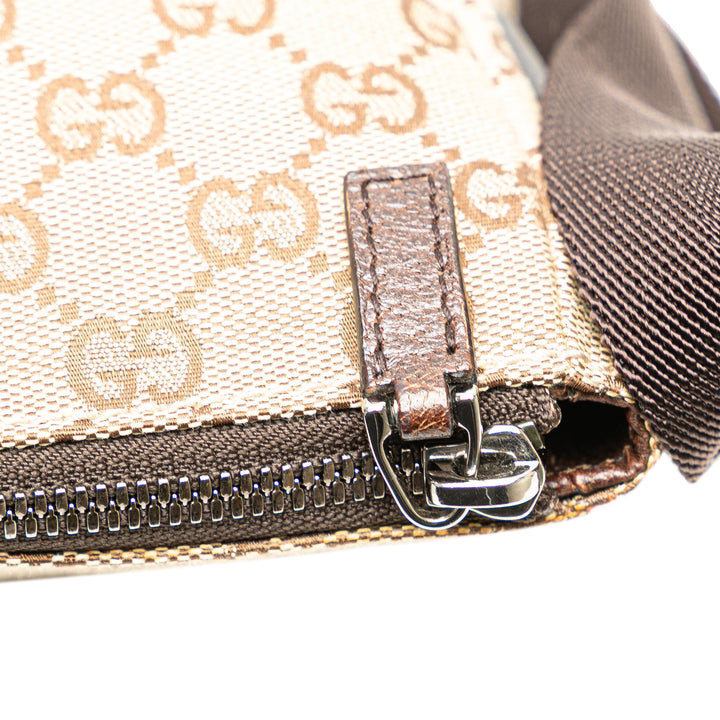 GG Canvas Crossbody Brown - Gaby Paris