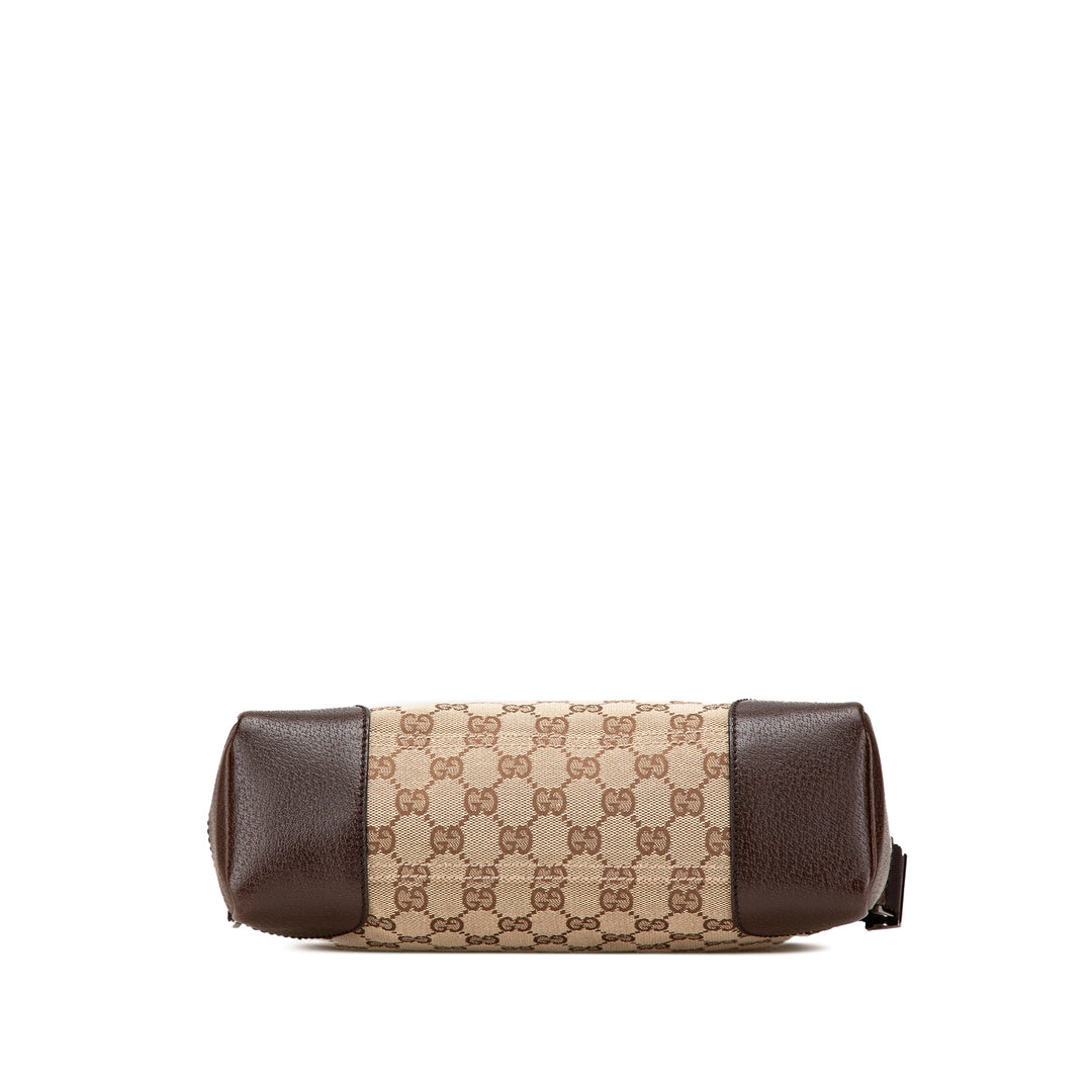 GG Canvas Crossbody Brown - Gaby Paris