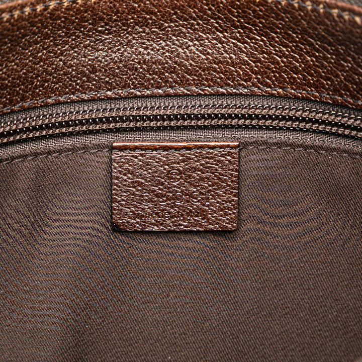 GG Canvas Crossbody Brown - Gaby Paris
