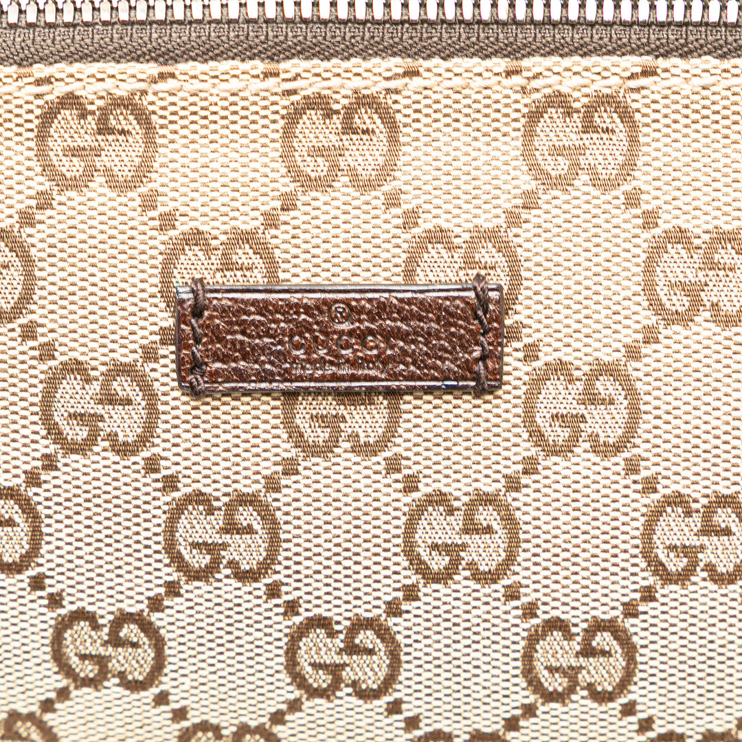 GG Canvas Crossbody Brown - Gaby Paris