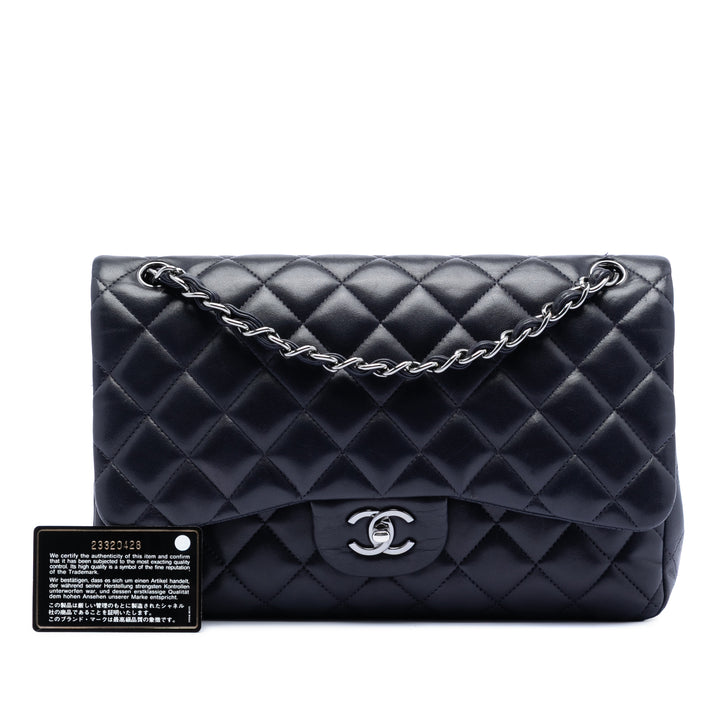 Chanel Jumbo Classic Cuir d’agneau Double rabat