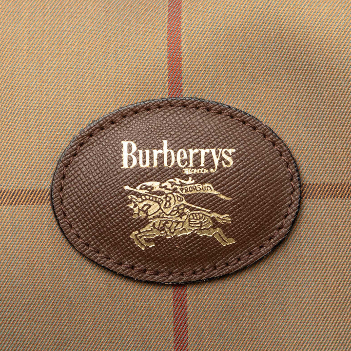 Burberry Vintage Check Toile Boston Sac