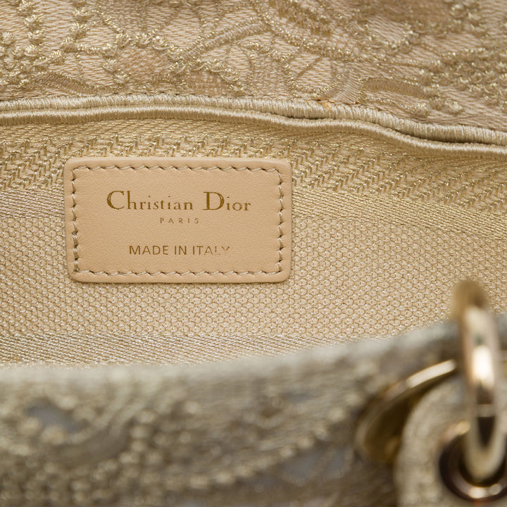 Dior brodé Lace 3D Macrame Lady D Joy Moyen Beige – vue 5 – GABY PARIS