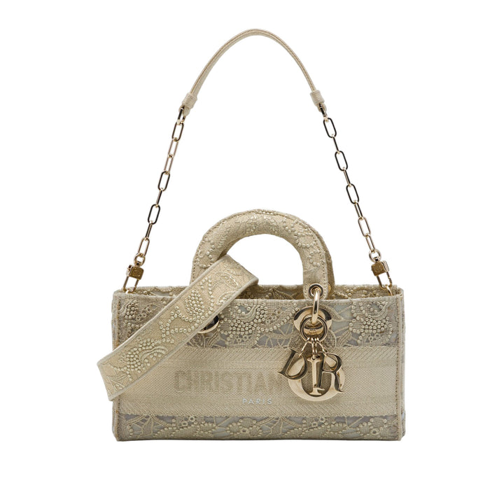 Dior brodé Lace 3D Macrame Lady D Joy Moyen Beige – vue 6 – GABY PARIS