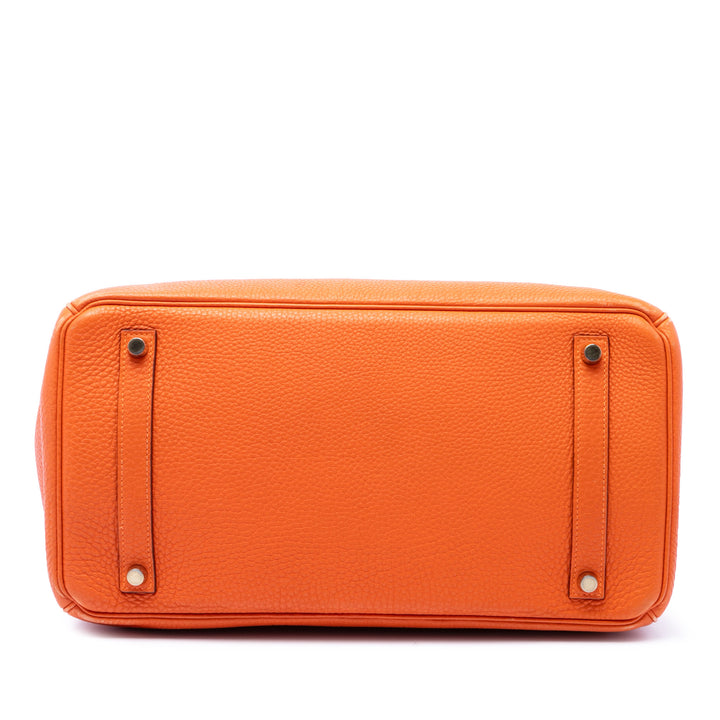 Hermès Birkin Retourne 35 Togo Orange – vue 3 – GABY PARIS