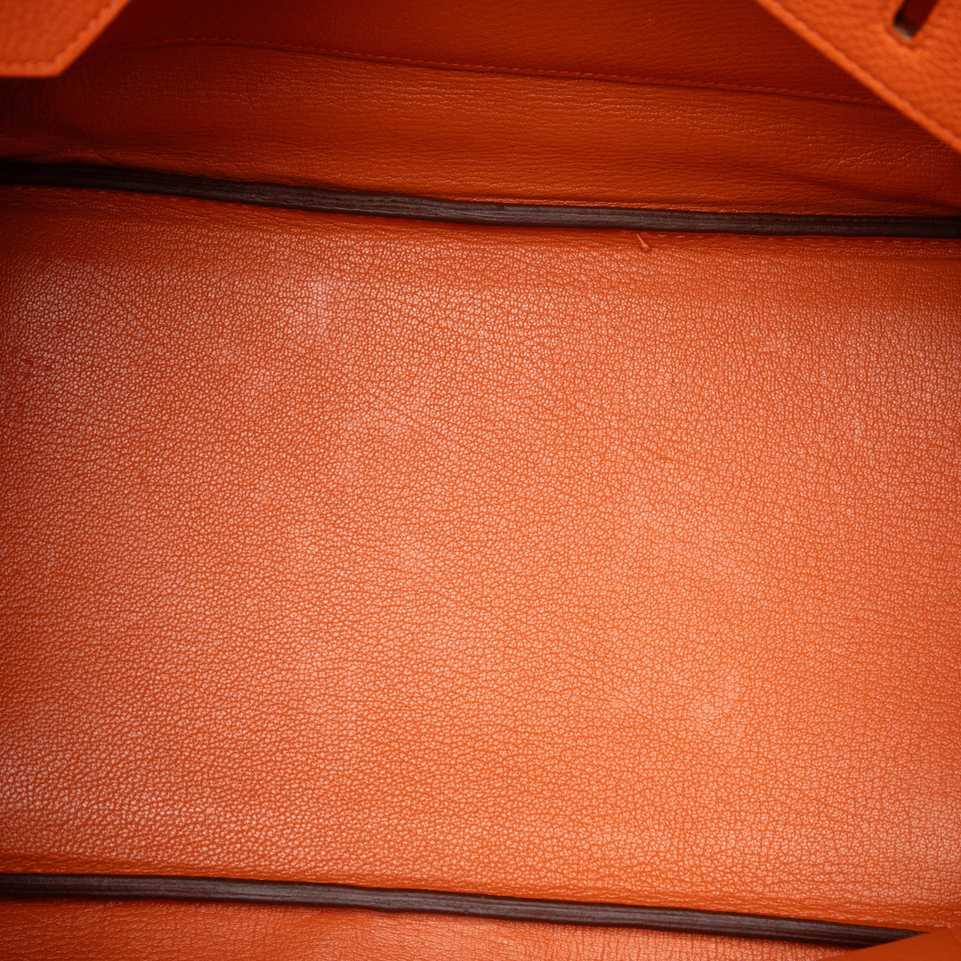 Hermès Birkin Retourne 35 Togo Orange – vue 4 – GABY PARIS