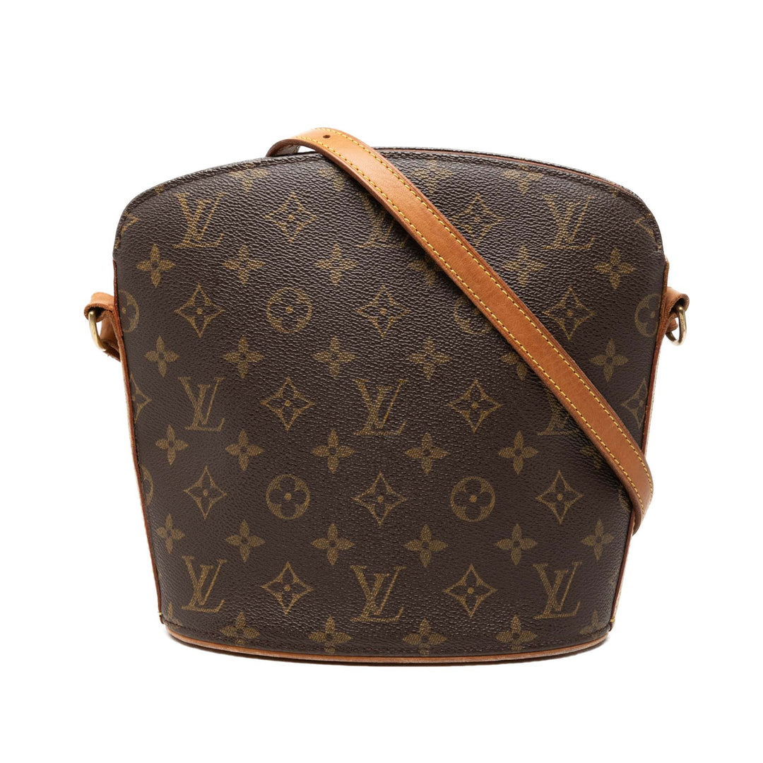 Louis Vuitton Sac bandoulière Drouot Monogram Marron – vue principale – GABY PARIS