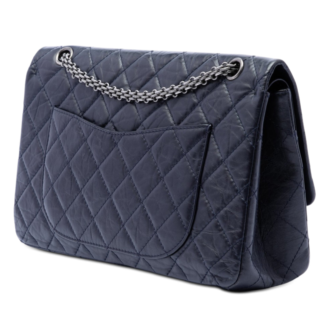Chanel Matelassé vieilli Cuir de veau Reissue 2.55 Double rabat 227