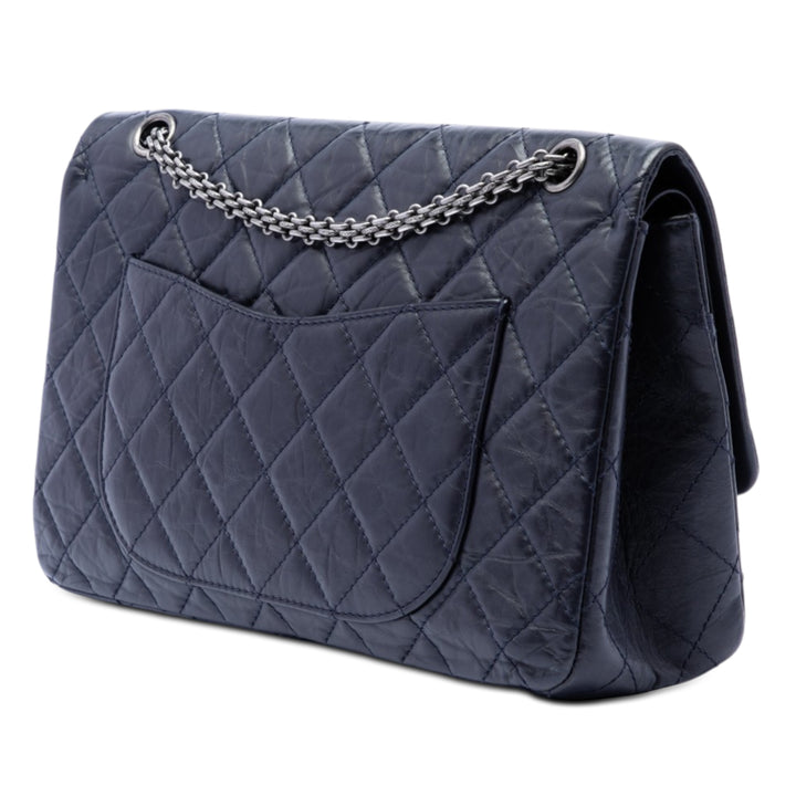 Chanel Matelassé vieilli Cuir de veau Reissue 2.55 Double rabat 227