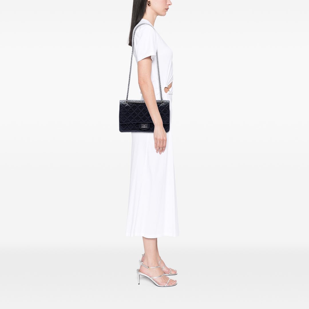 Chanel Matelassé vieilli Cuir de veau Reissue 2.55 Double rabat 227