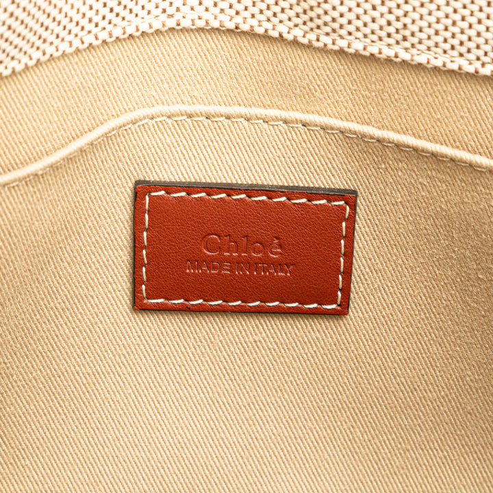 Small Canvas Woody Tote Brown - Gaby Paris